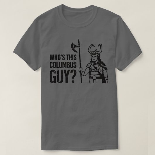 T-shirt Funny Viking Leif Erikson Day Funny Leif Erikson (Design devant)