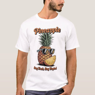 T-shirt Funny Vintage ananas Tropical Retro