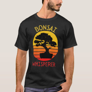 T-shirt Funny Vintage Bonsai Tree Whisperer Japonais Retro