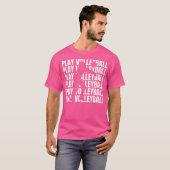 T-shirt Funny Volleyball (Devant entier)