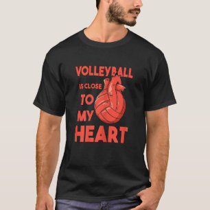 T-shirt Funny Volleyball Girls Femmes Jeune Ado Sports Lo