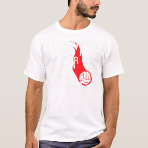 T-shirt Funny Volleyball Maman Papa Parent Chemise Cadeau