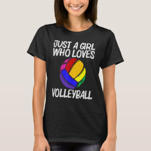 T-shirt Funny Volleyball Pour Filles Femmes Volleyball Spo