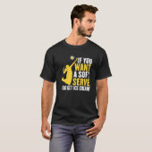 T-shirt Funny Volleyball Si Vous Voulez Un Service Soft Go (Devant entier)