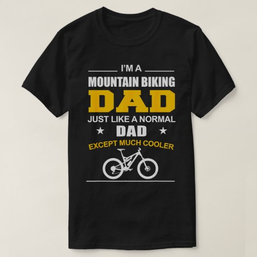 T-shirt Funny VTT s VTT papa (Design devant)