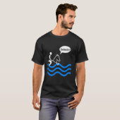 T-shirt Funny Water Polo Cheval Jouer Water Polo (Devant entier)