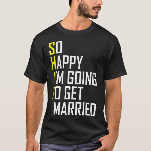 T-shirt Funny Wedding Gift Sarcastic Groom Bride Wedding (Devant)