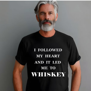 T-shirt Funny whisky cite les paroles de whisky humour