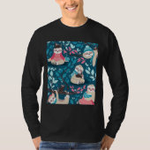 T-shirt Funny Winter Sloth (Devant)