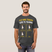 T-shirt Funny Wire Fox Terrier Guide d'entraînement Chien (Devant entier)