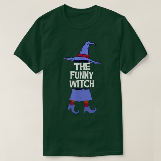 T-shirt Funny Witch Matching (Design devant)