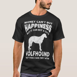 T-shirt Funny Wolfhound Amoureux des chiens argent ne peut