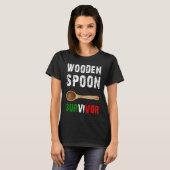 T-shirt Funny Wooden Spoon Survivor Awesome (Devant entier)