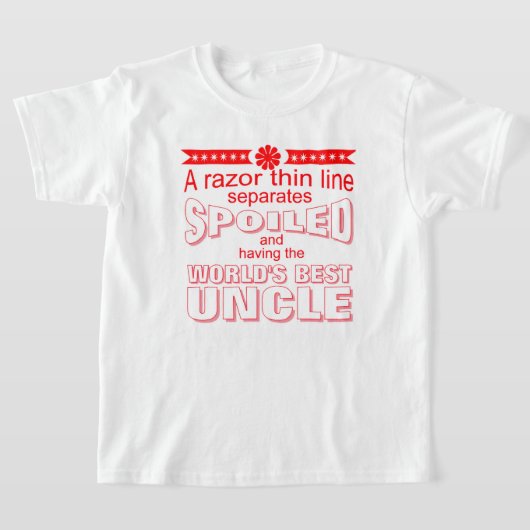 T-shirt funny world's greatest uncle (Poser)