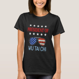 T-shirt Funny Wu Tai Chi Accessoires de guérison Usa Drape