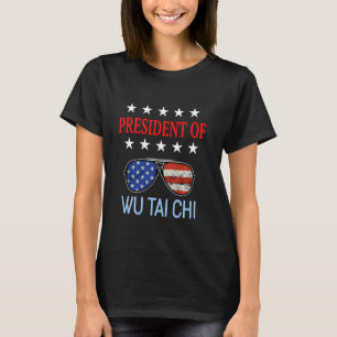 T-shirt Funny Wu Tai Chi Accessoires de guérison Usa Drape