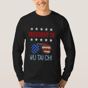 T-shirt Funny Wu Tai Chi Accessoires de guérison Usa Drape