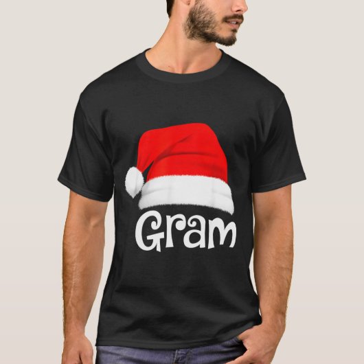 T-shirt Funny Xmas Pajama Group Matching Gram Christmas Ha (Devant)