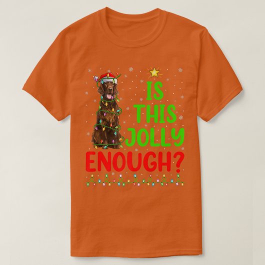T-shirt Funny Xmas Tree C'Est Ce Jolly Assez Estampille Ir (Design devant)