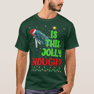 T-shirt Funny Xmas Tree Est Ce Jolly Assez Bleu Baleine Ch