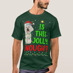 T-shirt Funny Xmas Tree Is This Jolly Enough Bichon Frise