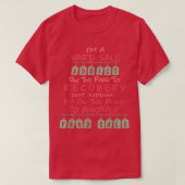 T-shirt FUNNY YARD VENTE ADDICT Garage Vente Mème dire Gi (Design devant)