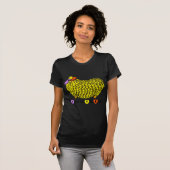 T-shirt Funny Yellow Ram Chinois Année Zodiac Anniversaire (Devant entier)