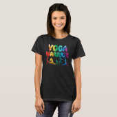 T-shirt Funny Yoga Warrior Pose Peace Love Meditation Fitn (Devant entier)
