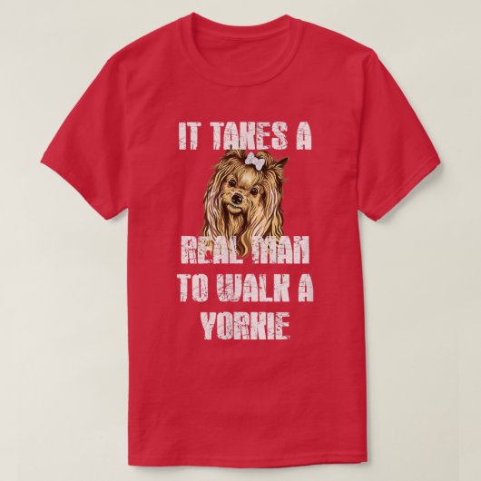 T-shirt Funny Yorkie (Design devant)