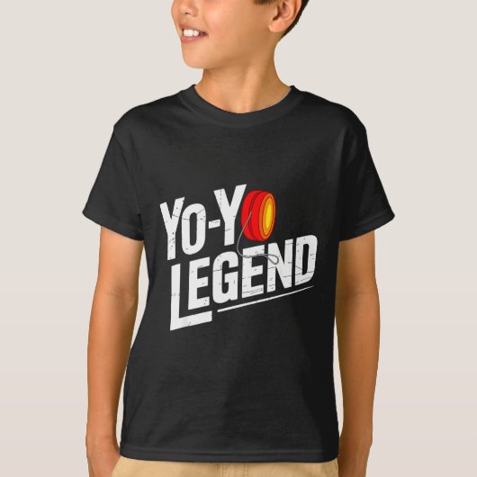 T-shirt Funny Yoyo Player Legend Yo-yo Performer (Devant)