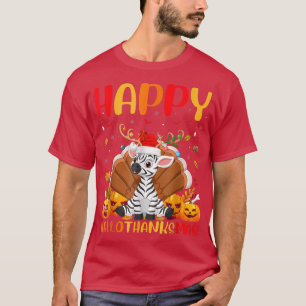 T-shirt Funny Zebra Amoureux des animaux Happy Zebra Hello