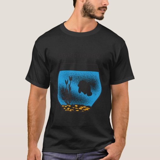T-shirt Funny Zoo - Manateeny Manatee (Devant)