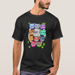 T-shirt Funy Cat Design My Cats Cats