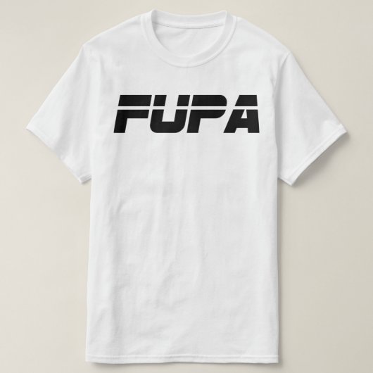 T-shirt FUPA (blanc) (Design devant)