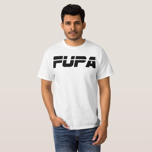 T-shirt FUPA (blanc) (Devant entier)