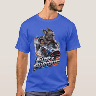 T-shirt Fur & Furious French Bulldog