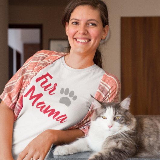 T-shirt Fur Mama