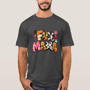 T-shirt Fur Mama Cadeau mignon pour amoureux d'a
