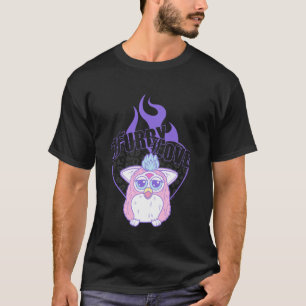 T-shirt Furby Amour Léopard Cool Style Cœur En Feu Portra