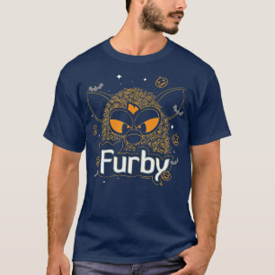 T-shirt Furby Halloween Éffrayant Lines Citrouille Furby
