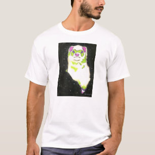 T-shirt Furet cosmique (une plus petite image sans texte)