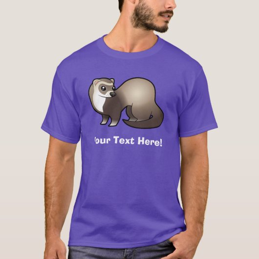 T-shirt Furet de bande dessinée (Devant)