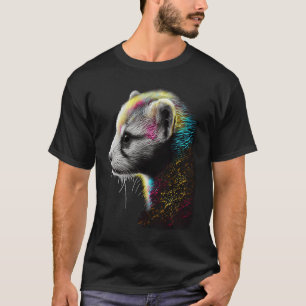 T-shirt Furet Maman Papa Mustela Nigripes