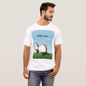 T-shirt furet (manteau de sable) (Devant entier)