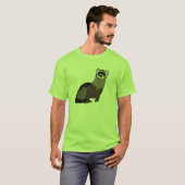 T-shirt Furet vert (Devant entier)
