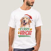 T-shirt Fureur & brillant Golden Retriever (Devant)