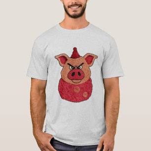 T-Shirt Fureur du Cochon de Fête – Cochon en colèr