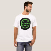 T-SHIRT FUREUR VERTE D'ÉQUIPE (Devant entier)