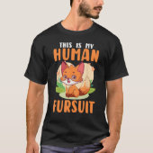 T-shirt Furry Fandom Furries Fursona This Is My Human Furs (Devant)