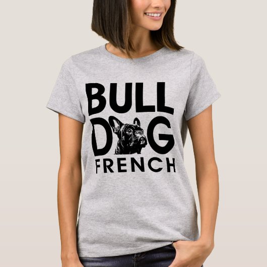 T-shirt "Furry Frenchie Love" (Devant)